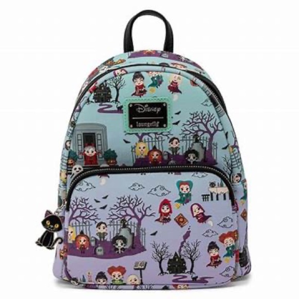 Loungefly Disney Hocus Pocus backpack and Hocus Pocus wallet bundle 🧙🏼‍♀️💜🖤